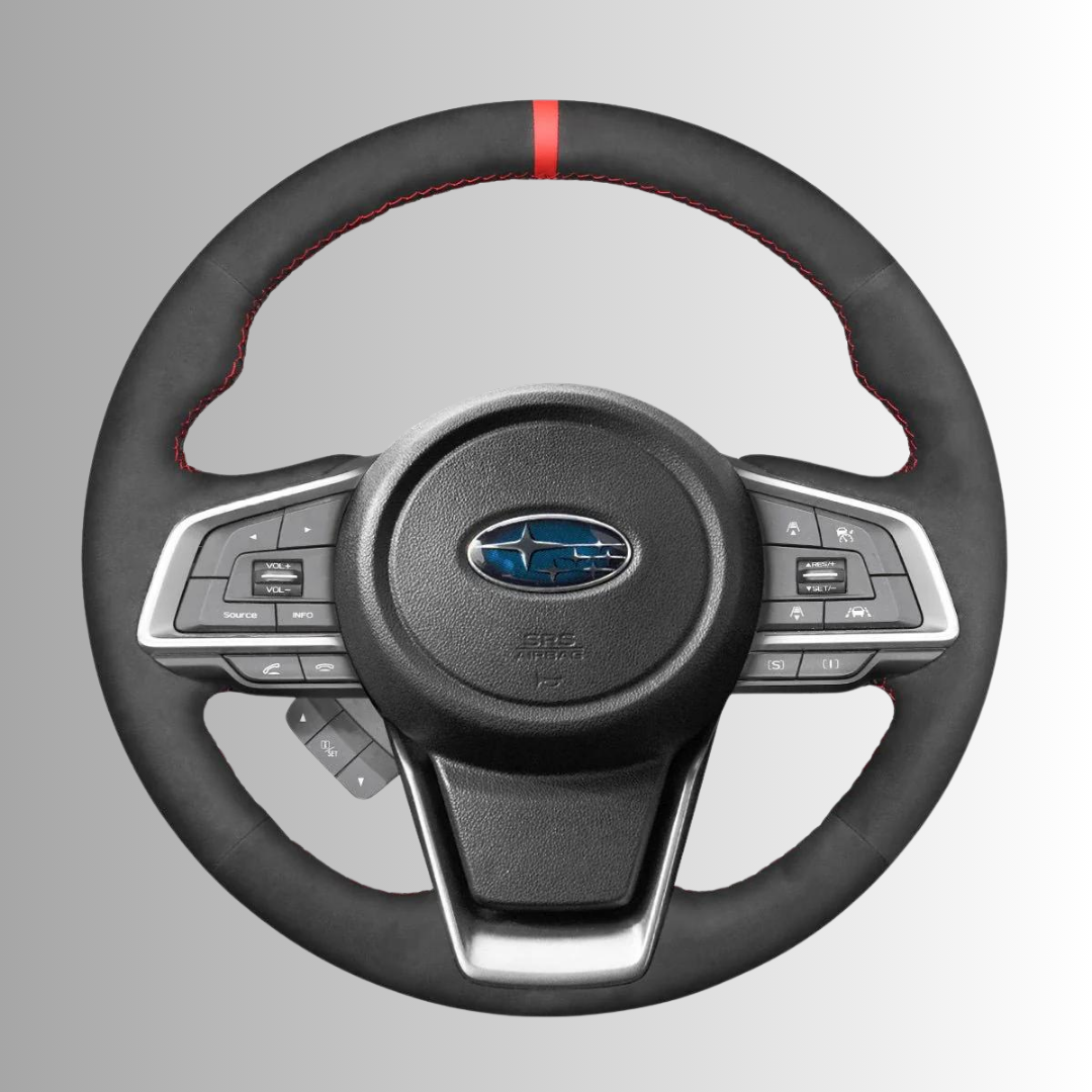 Steering Wheel Cover wrap for Subaru Forester Ascent Crosstrek Impreza Legacy Outback 2018-2020