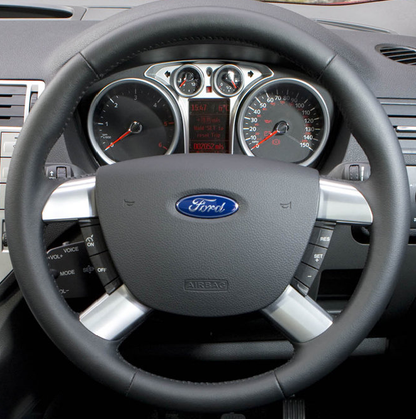 Steering Wheel Cover Wrap for Ford Fiesta MK6 Transit Connect Fusion 2002-2012