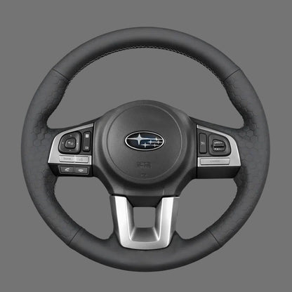 Steering Wheel Cover Wrap for Subaru | XV Legacy Outback Forester Crosstrek 2015-2018